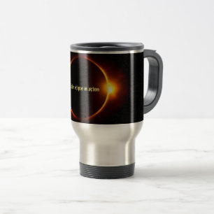 Solar Eclipse in action Travel/Commuter Mug
