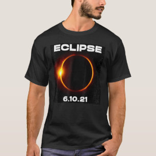 Solar Eclipse June 10 2021 Ring Fire Annular Solar T-Shirt