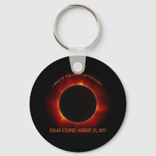 Solar Eclipse Key Ring
