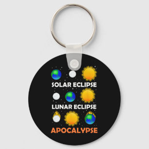 Solar Eclipse Lunar Science Teacher Space Eclipse Key Ring