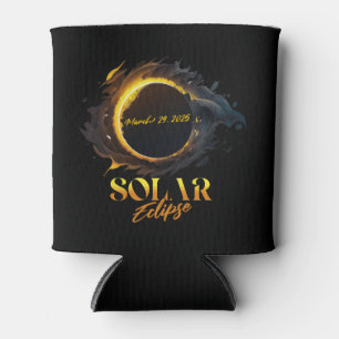  Solar Eclipse March 29 2025 Commemorative  Can Cooler