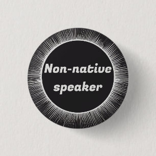 Solar Eclipse Native English International Travel 3 Cm Round Badge