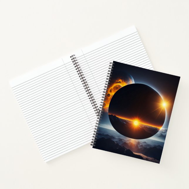 Solar Eclipse Notebook (Inside)
