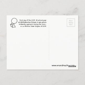 Solar Eclipse of 2017 Postcard