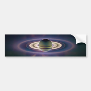 Solar Eclipse Of Saturn from Cassini Spacecraft Bumper Sticker