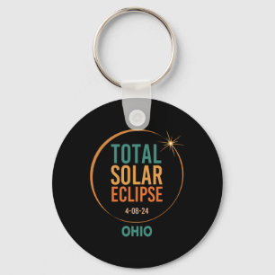 Solar Eclipse Ohio April 8 2024 Total Totality Key Ring