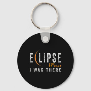 Solar Eclipse Ohio I Was There Totality Eclipse Key Ring