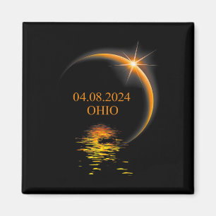 Solar Eclipse Ohio Usa Totality 1  Magnet