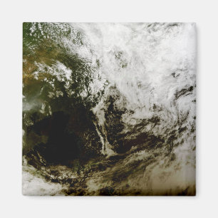 Solar eclipse over southeast Asia Magnet