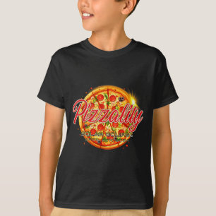 Solar Eclipse Pizzality Eclipse Pizza Illustration T-Shirt