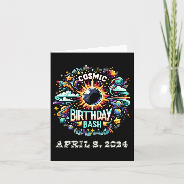 Solar Eclipse Shirt 2024  Card (Front)