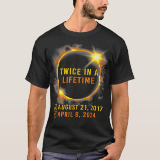 Solar Eclipse Shirt Twice in Lifetime 2024 GIft Fo