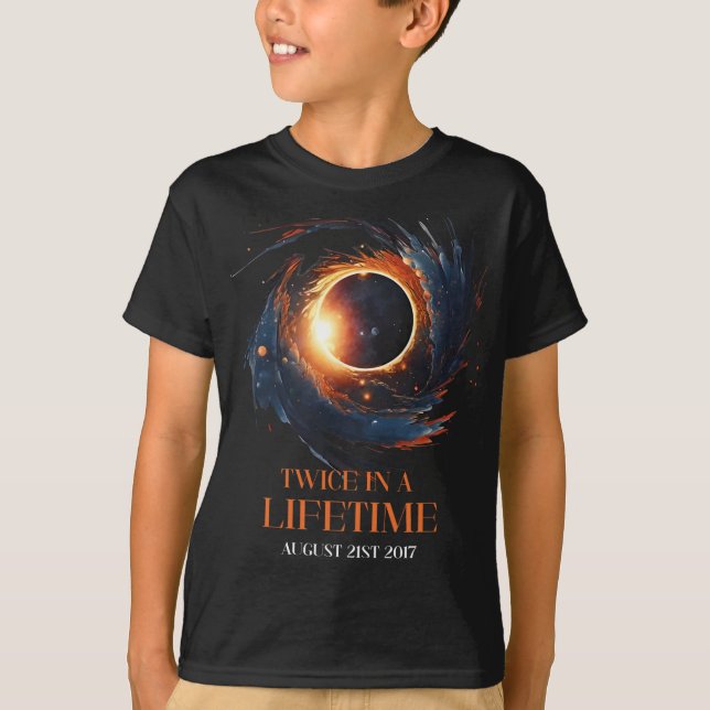 Solar Eclipse Shirt Twice In Lifetime 2024 Solar E (Front)