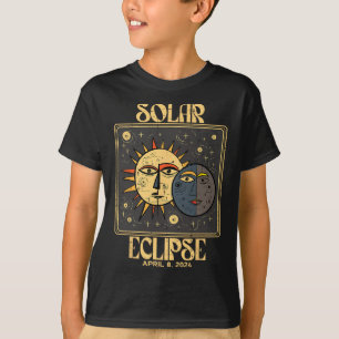 Solar Eclipse Tarot April 8 2024 Totality Women Me T-Shirt