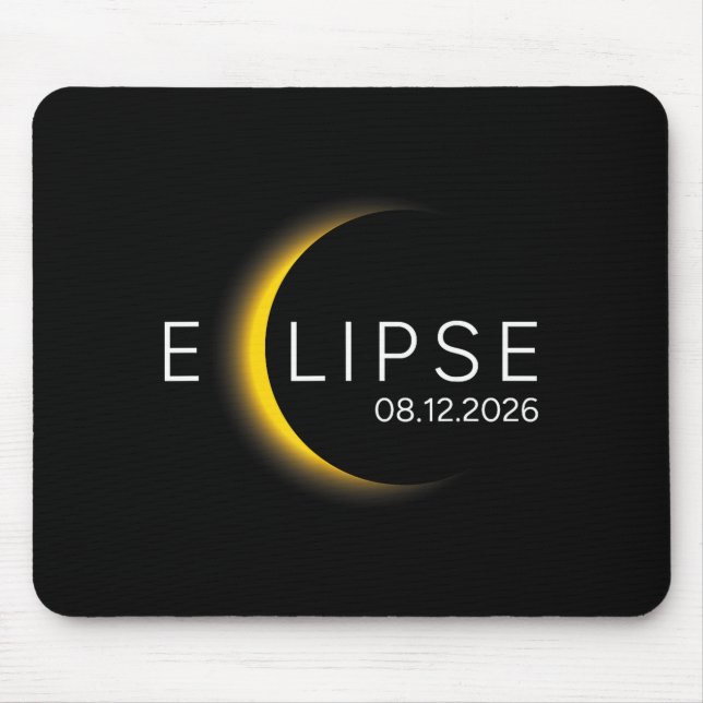 Solar Eclipse Total Solar Eclipse Mouse Mat (Front)