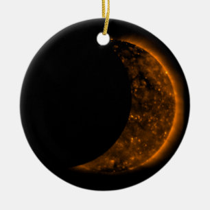 Solar Eclipse Transit Ceramic Tree Decoration