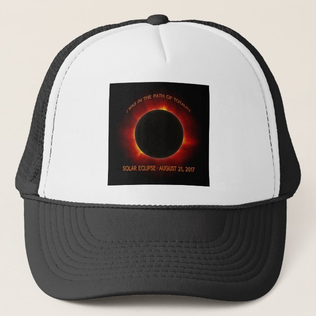 Solar Eclipse Trucker Hat (Front)