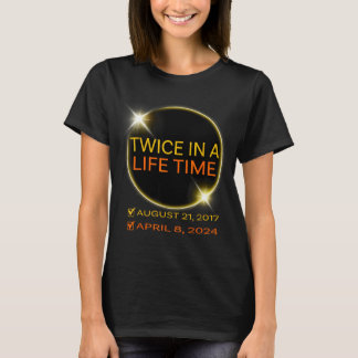 Solar Eclipse Twice Lifetime April T-Shirt