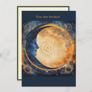 Solar Eclipse Viewing Party Fully Custom Moon Invitation