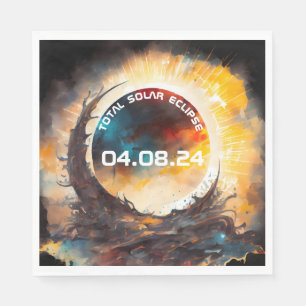 Solar Eclipse Viewing Party Napkin