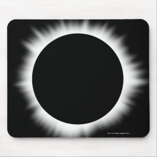 Solar Eclipse with Corona Mouse Mat