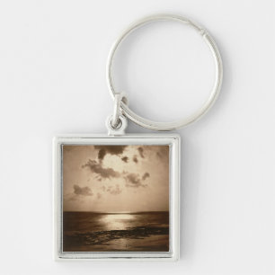 Solar Effect - Ocean, 1857 (albumen print from a c Key Ring