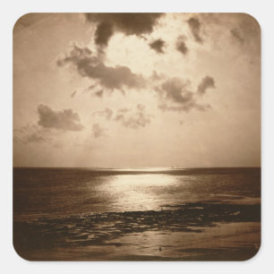 Solar Effect - Ocean, 1857 (albumen print from a c Square Sticker