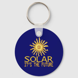 Solar Energy Future Key Ring