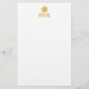 Solar Energy Future Stationery