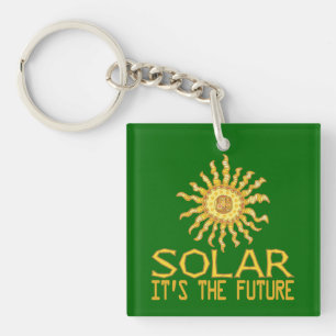 Solar Energy Key Ring