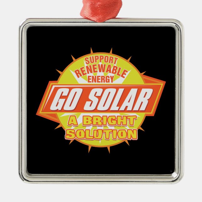 Solar Energy Solution Metal Tree Decoration (Front)