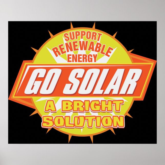Solar Energy Solution Poster (Front)