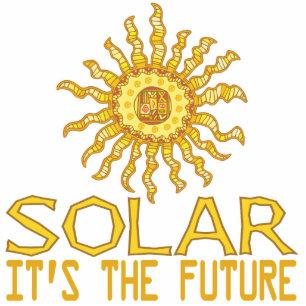 Solar Energy Standing Photo Sculpture