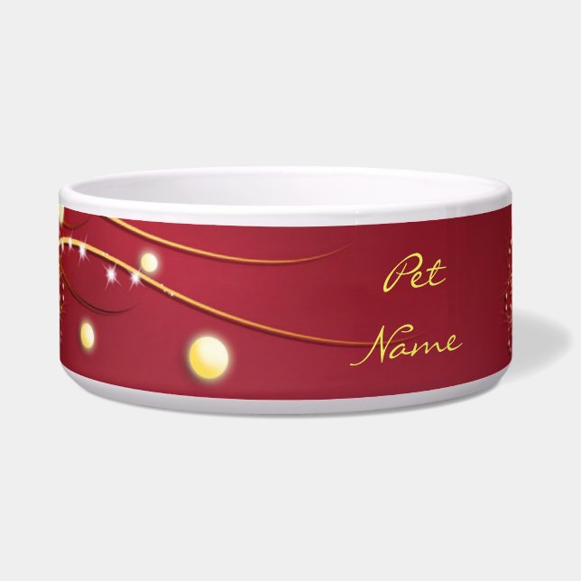 Solar Explosion Dog Bowl (Front)