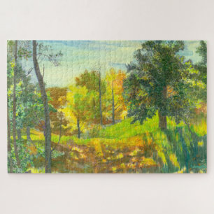 Solar fall  painting watercolor jigsaw puzzle