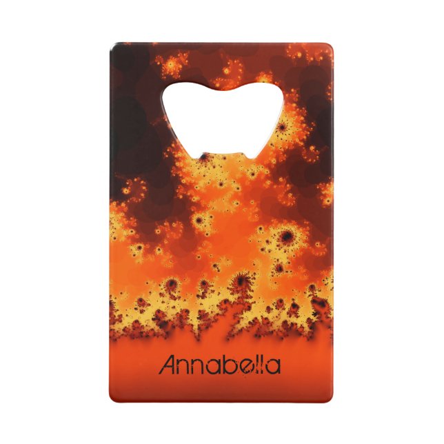 Solar Flare Fractal Bottle Opener (Front)