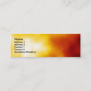 Solar Flare II Mini Business Card