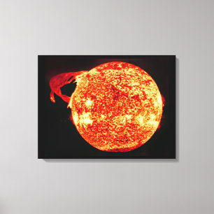 Solar Flare - Photo Taken From Skylab Canvas Print