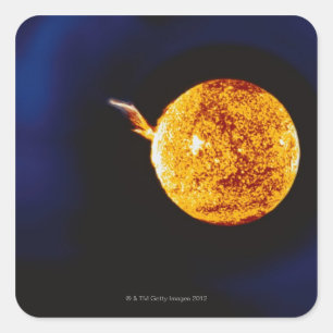 Solar Flare Square Sticker