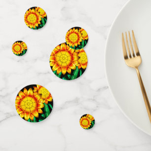 Solar Flare Sunflowers  Confetti