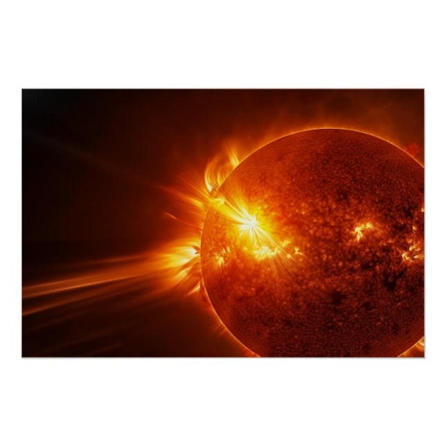 Solar Flares Poster (Front)