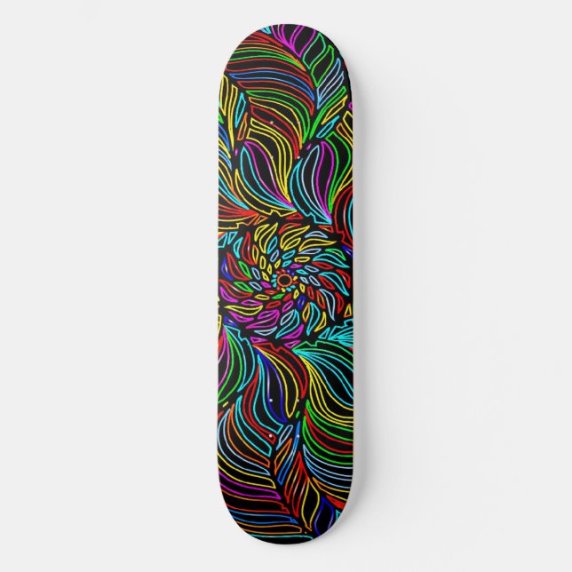 Solar Flares Skateboard (Front)