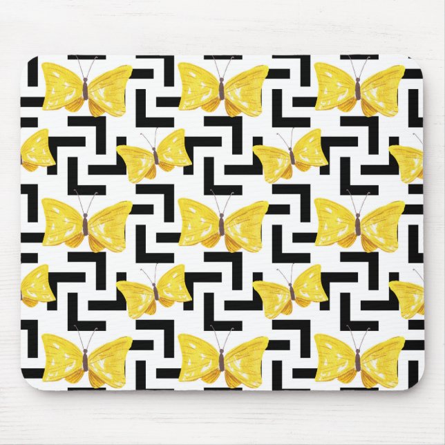 Solar Flower Mouse Mat (Front)