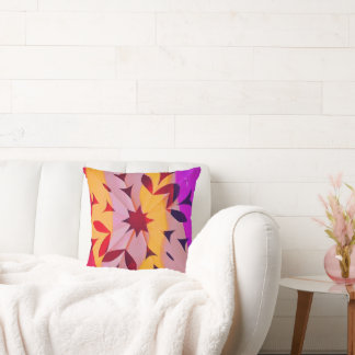 Solar Fragment abstract Geometric Cushion