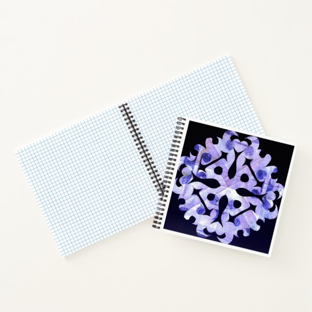 Solar Fragment abstract Geometric  Notebook (Inside)