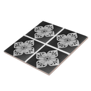 Solar Fragment abstract Geometric Tile