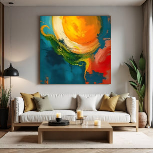 Solar Genesis Canvas Print