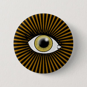 Solar Hazel Eye 6 Cm Round Badge
