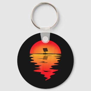 Solar Installation Sunset Solar Panel Installer Key Ring