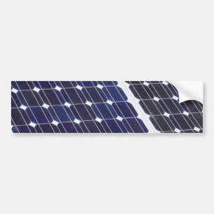 Solar panel bumper sticker
